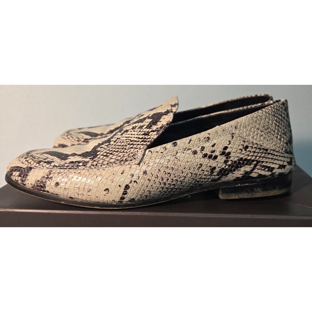 Vince Camuto Jendeya2 Snake Print Leather Loafers Women's 8.5M - Picture 4 of 6